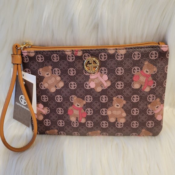 Giani Bernini Handbags - Giani Bernini Winter Bears Wristlet